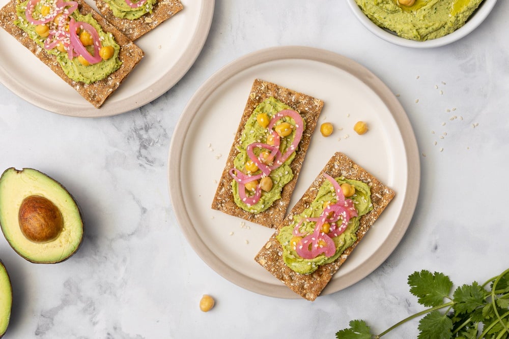 Avocado Hummus Wasa Multi Grain Crispbread | Delicious Crunchy Snack ...